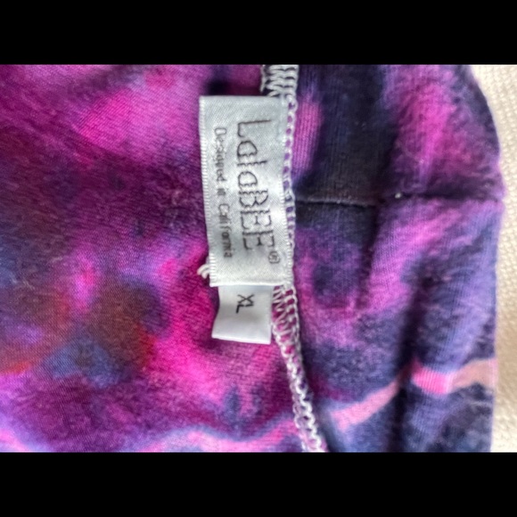 Tie dye long cardigan w/pockets. Sz XL. NWOT - Picture 4 of 5